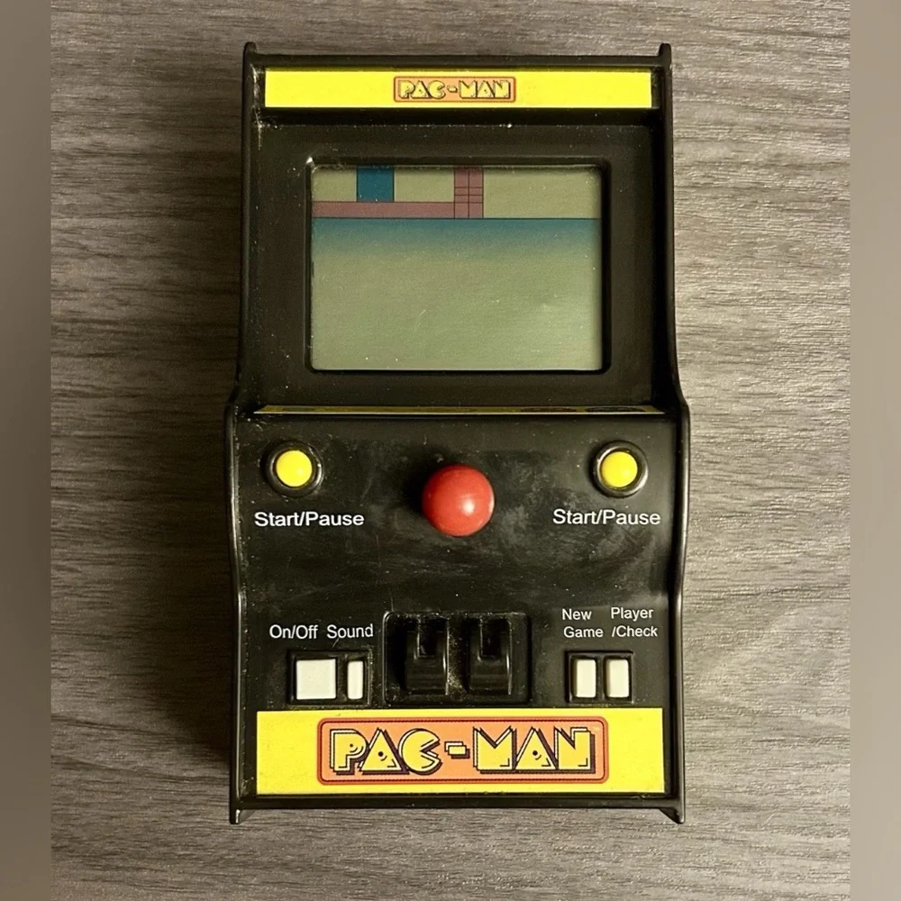 PAC-MAN Mini Arcade Handheld Game 1980 Namco Vintage